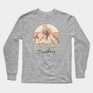 Kick Dust, Cowboy Long Sleeve T-Shirt